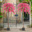 2 Packs artificial plants murraya with flowers