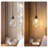 1‑Light Hammered Glass Pendant – Adjustable Height