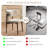 71" Modern Oval Dining Table Set With 6 Dining Chairs-2014980326
