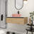 36" Ceramic Sink Bathroom Vanity - Wall Mounted, Soft-Close Drawer-1733724924-1733724927