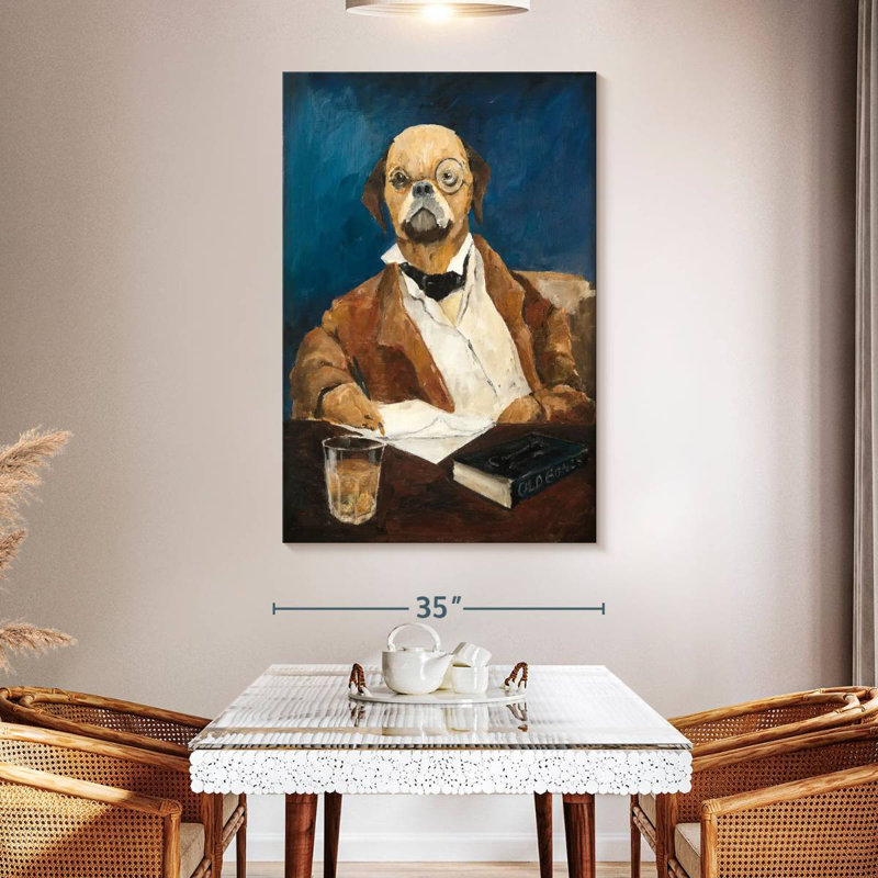 Brampt Nathaniel Howlthorn, 51" H x 34" W