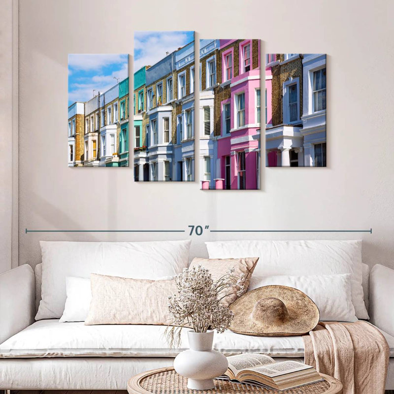 Nicci, maisons en rangée à Notting Hill, H 32 po x l 52 po