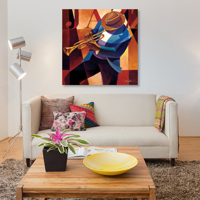 «Swing», reproduction d'impression sur toile, H 12 po x l 12 po x P 0,75 po, Toile tendue, Pas de tapis