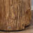 Tree Stump Stool,Round Tabletop Decorative End Table , Concrete Side Table with Wood Grain Finish for Indoors and Outdoors