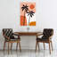 «Palmsats Sunsetno02», impression de palmier biologique moderne abstrait, art mural-888249560