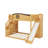 Twin Over Full Bunk Bed With Storage Staircase, Shelf, Slide And Wardrobe-69425985