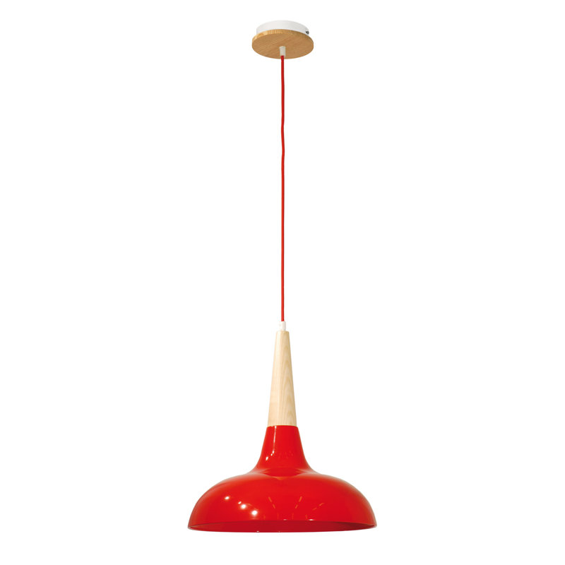 Schuster 1 - Light Dome Pendant, Red