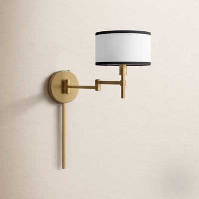 Hadid 1 - Light Dimmable Brass Armed Sconce