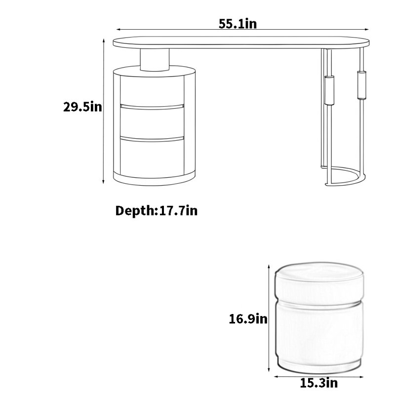 Commode simple haut de gamme