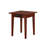 Solid Wood End Table Set Built-In Outlets