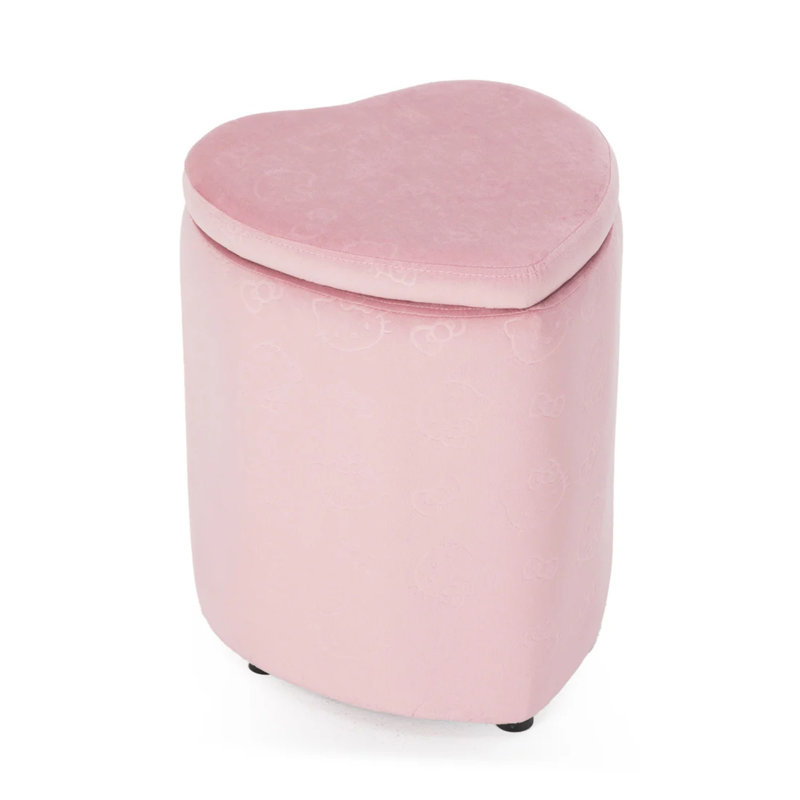 Chaise avec repose-pieds Hello Kitty Heart