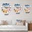 Oversized Minimal Elementary Organic and Geometric Compositions XXXXXXXXIII Wall Clock-59914874