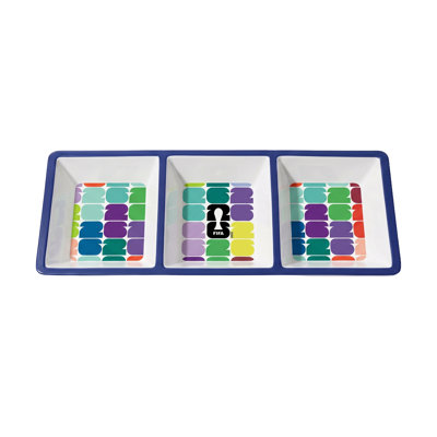 Plat à 3 sections en mélamine Fifa 2026 de la Fifa
