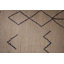 Tapis marocain géométrique ivoire