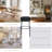 Poolesville Upholstered Counter Stool with Metal Frame-645992060
