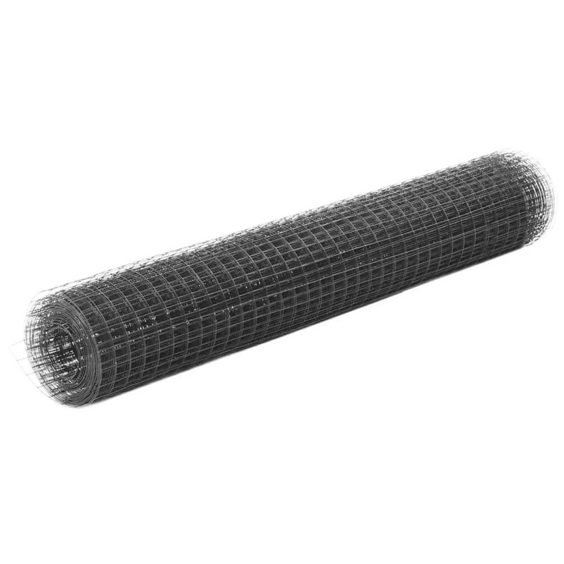 99.82cm H x 984.2cm W Plastic Wire/Mesh Fence, Grey