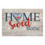 Tapis d'entrée antidérapant Patriotic Home Sweet Home 27 po x 18 po