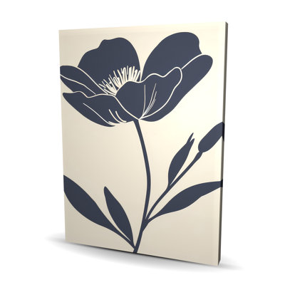 The Flower - White Canvas Home Decor Art for Elegant Spaces