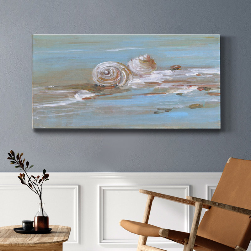 Shore Shell II - impression sur toile tendue, H 40 po x l 20 po x P 1,5 po
