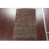 Trellis One-of-a-Kind 5'2" X 8'0" Jute / Sisal Area Rug in Green
