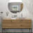 16X12 Inch White Ceramic Rectangular Vessel Bathroom Sink