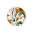 Multi Color Mixed Abstract Flower Pattern Modern Decorative Machine Washable Area Rug-941393293
