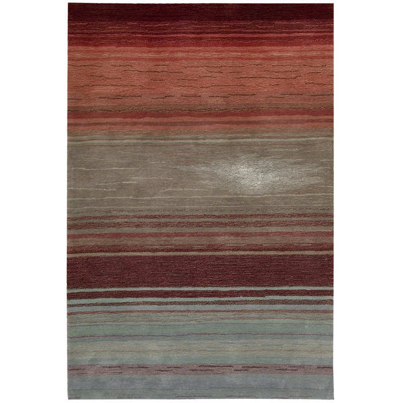 Lebofsky Striped Indoor Rug, Rectangle 8' x 10'6"