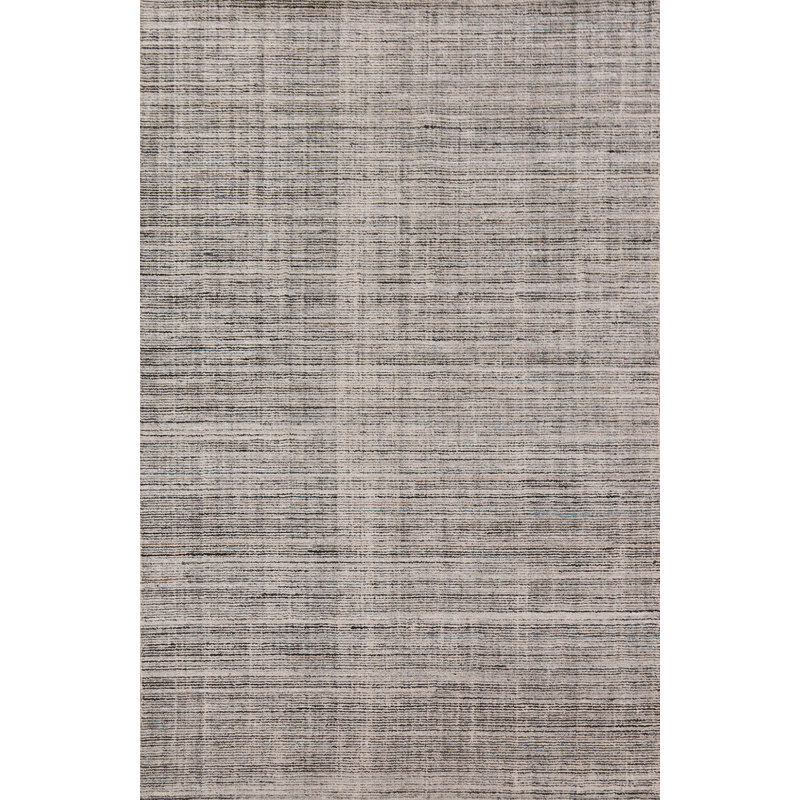Tapis oriental rayé Gabbeh noué à la main 5 x 8