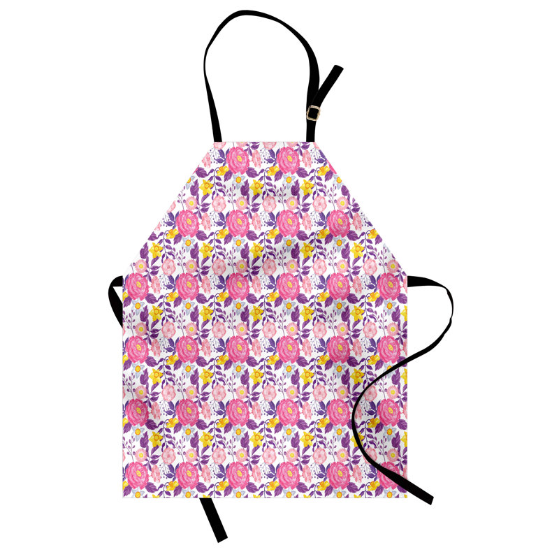 Multicolore, tablier East Garden Home Garden, unisexe, délicates fleurs, taille adulte