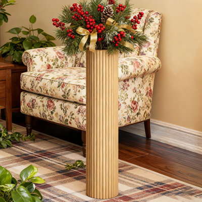 70.1cm Wood Floor Vase