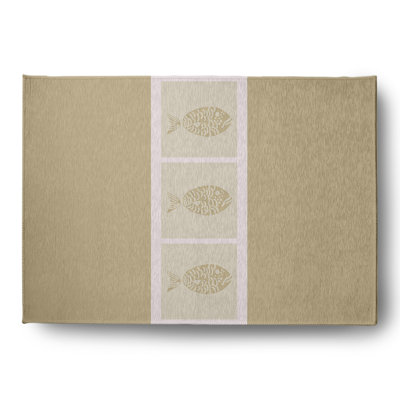 Tapis intérieur / extérieur taupe Manilla