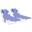 2pcs Chaise Lounge Chair Outdoor with Face Hole, 5-Position Reclining Face Down Tanning Chair, Portable Folding Bed Cot for Patio Beach Pool