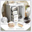 Ensemble de meuble-lavabo 30 po avec lavabo en céramique, armoire de rangement en bois massif, ensemble de meuble-lavabo autoportant avec 3 tiroirs et portes à fermeture douce-896497114