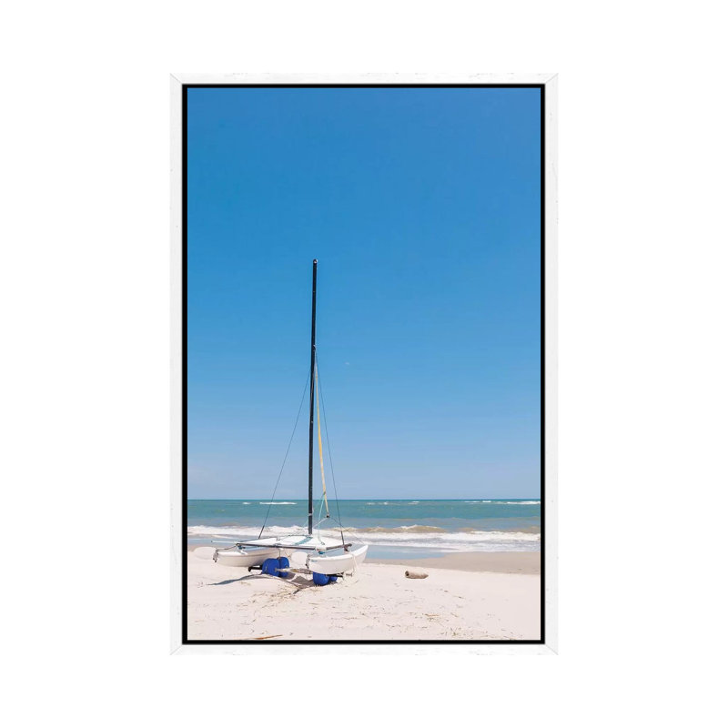 Sullivan's Island XXII by Bethany Young - Print on Canvas, White Framed, 101.6cm H x 66.04cm W x 3.81cm D