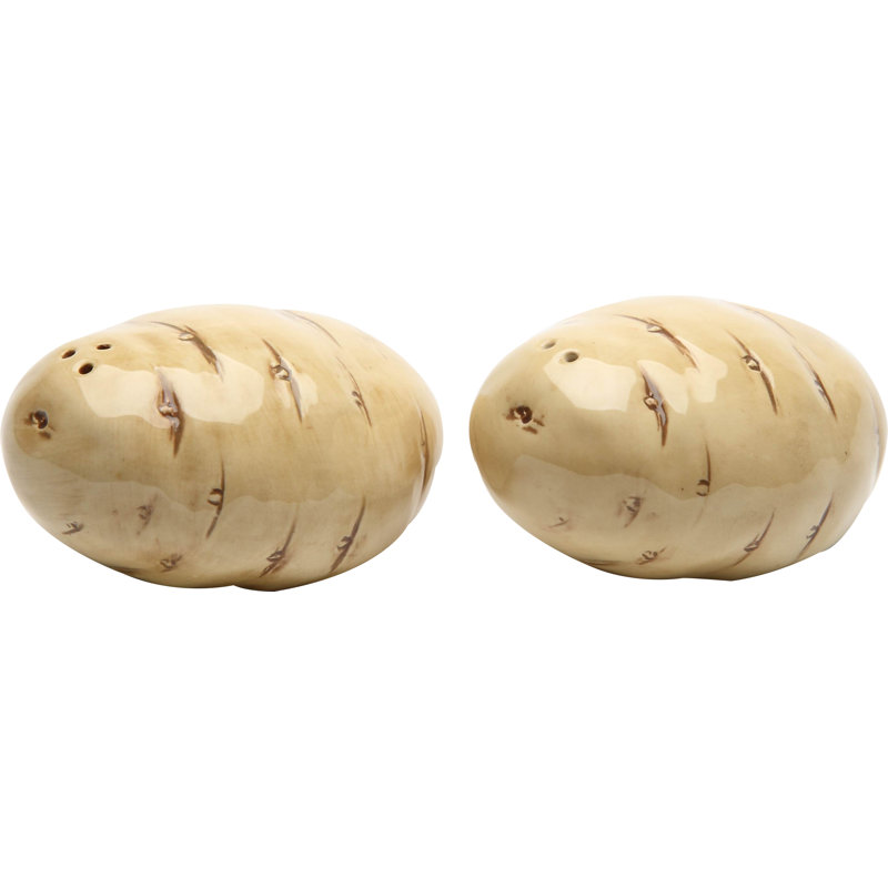 Cosmos Gifts Potato 2 Piece Salt and Pepper Set