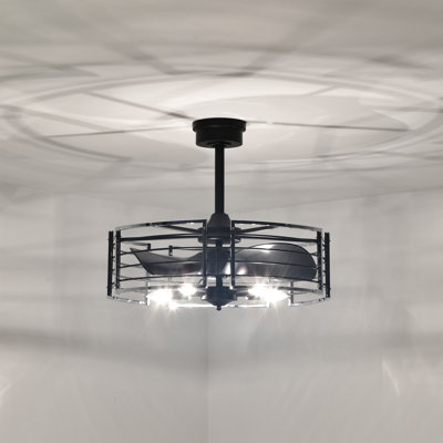 Imojean 12.99'' Ceiling Fan with Light Kit