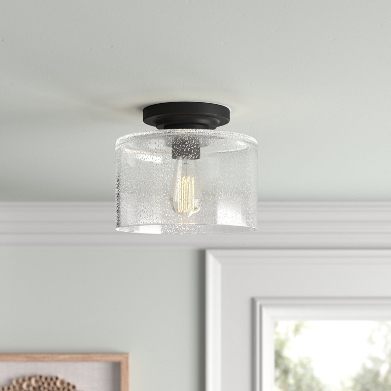 Klarice Glass Semi Flush Mount