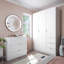 Alvieri 3 Door Manufactured Wood Wardrobe