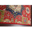 Tapis unique en laine noué à la main 5 pi 5 po x 8 pi 5 po nouvel âge en rouge / bleu / vert