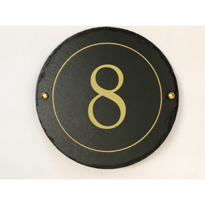 Easingwold 24cm H Stone House Number