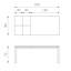 Brickey 90 cm Extendable Rectangular Glass Top Dining Table-1609360923