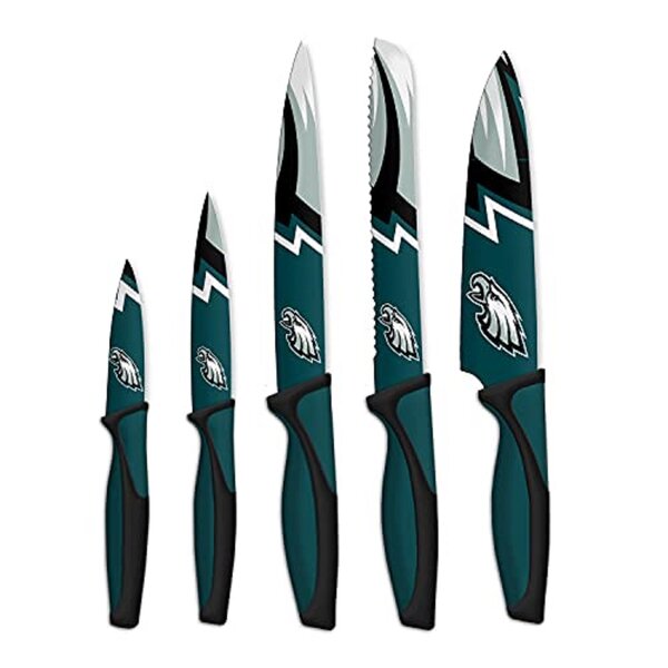 NFL Siskiyou Sports Fan Shop Philadelphia Eagles Steel Tailgater BBQ Set  w/Case 8 piece Gray