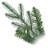 7.5'x54"D LED Slim Douglas Fir Tree