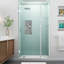 Porte de douche à charnière sans cadre Belmore GS-100895515-100895518