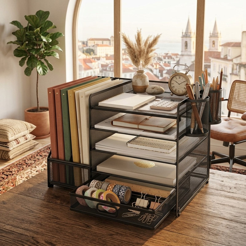 Iron Desk Organiser