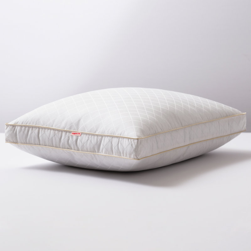 Diamond Luxe Down Alternative Medium Pillow with Gusset, Standard Pillow: 24" x 18"