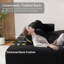 Canapé modulaire surdimensionné avec coussins Adame Boneless Compression-445087029-459245872-459245882