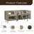 Blakely 72'' Double Bathroom Vanity Base Only-92320004