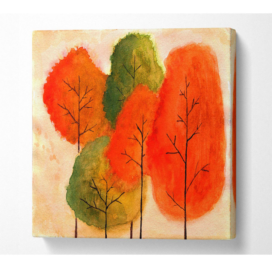 Shandel Autumn Trees 1 - Kunstdrucke auf Leinwand