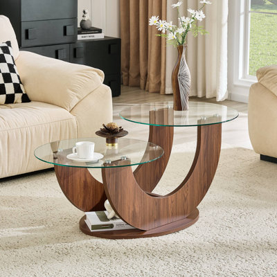 Table basse en verre Creative